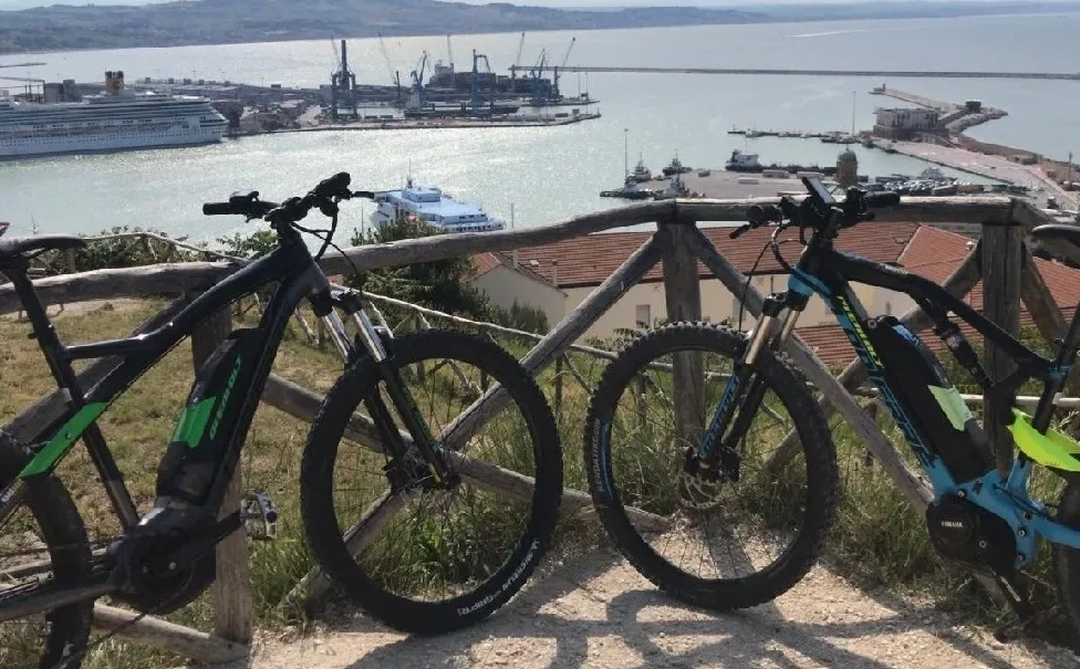 Vista del porto di ancona